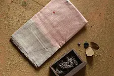 Kamakshi | Pure Tussar Silk Saree With Contrast Blouse Piece 