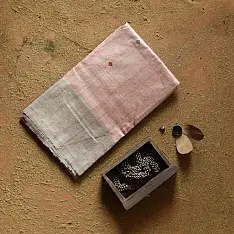 Kamakshi | Pure Tussar Silk Saree With Contrast Blouse Piece 