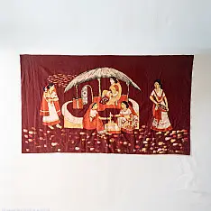 Batik Painting ~ Village scene