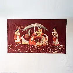 Batik Painting ~ Village scene
