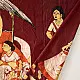 shop handcrafted batik painting - village scene