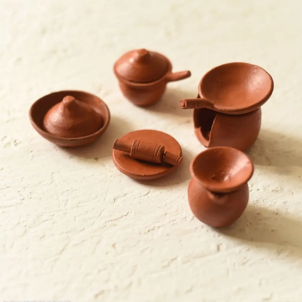 Shop Terracotta Handmade Clay - Miniature Kitchen Set