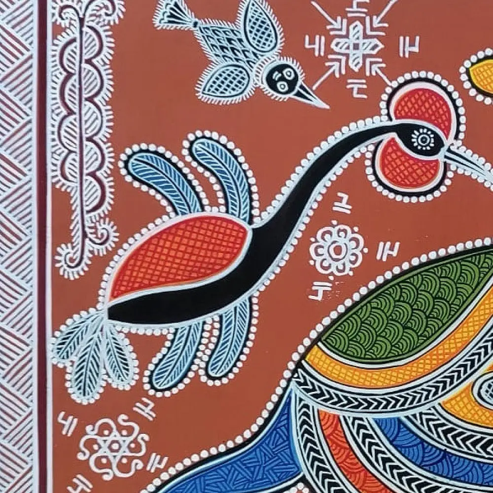 shop Mandana Art - Paintings Peacock ( 11 x 14 inch)