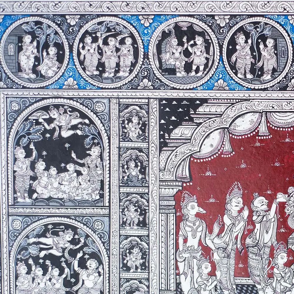 shop Traditional patachitra Painting ~ Ramdarbar