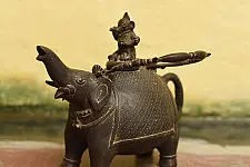 Antiquities from Khajuraho | Ganesha & Ganjraj Kamandal