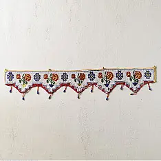 Prachin . प्राचीन || Bead Work ~ Antique Door Toran - Rose Motif