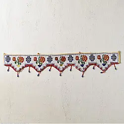 Prachin . प्राचीन || Bead Work ~ Antique Door Toran - Rose Motif