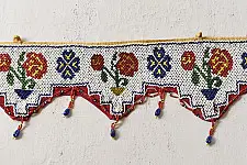Prachin . प्राचीन || Bead Work ~ Antique Door Toran - Rose Motif