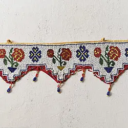 Prachin . प्राचीन || Bead Work ~ Antique Door Toran - Rose Motif