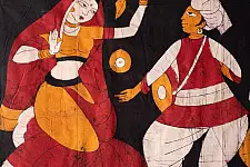 Batik Painting ~ Folk Dancer