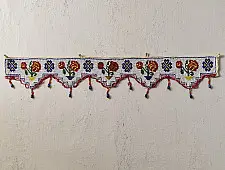 Prachin . प्राचीन || Bead Work ~ Antique Door Toran - Rose Flower Motif