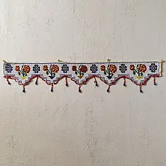 Prachin . प्राचीन || Bead Work ~ Antique Door Toran - Rose Flower Motif