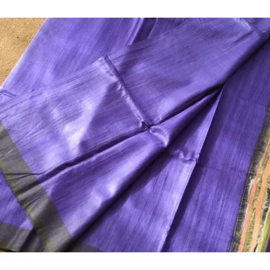 shop handspun Pure Tussar Silk Saree