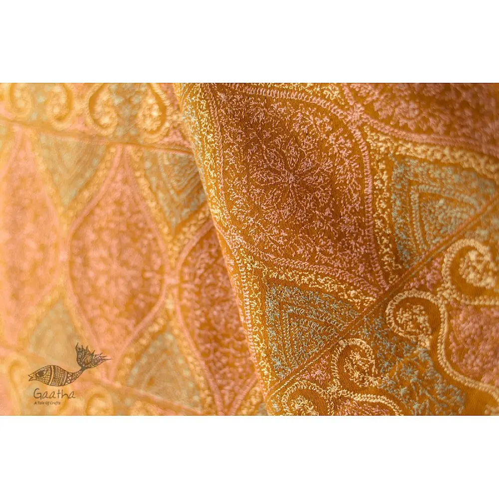 shop Sozni Jamawar Embroidered Kashmiri Pashmina Shawl