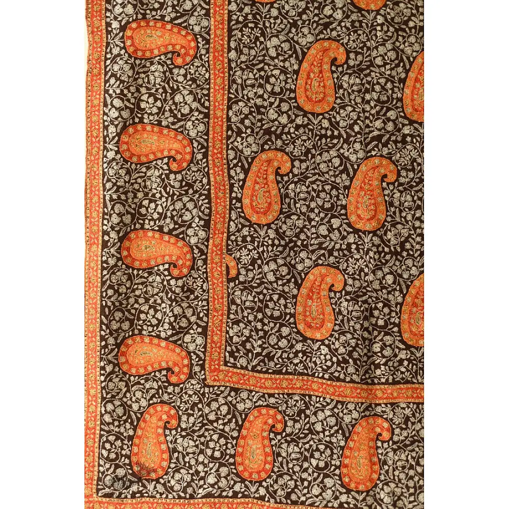 shop Sozni Jamawar Embroidered Pashmina Shawl