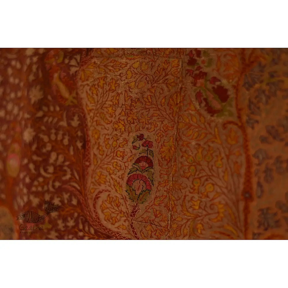 shop Dorukha Jamawar Pashmina Antique Shawl