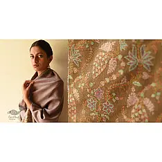 Pasham | Kashmiri Pashmina Shawl with Sozni Jamawar Embroidery