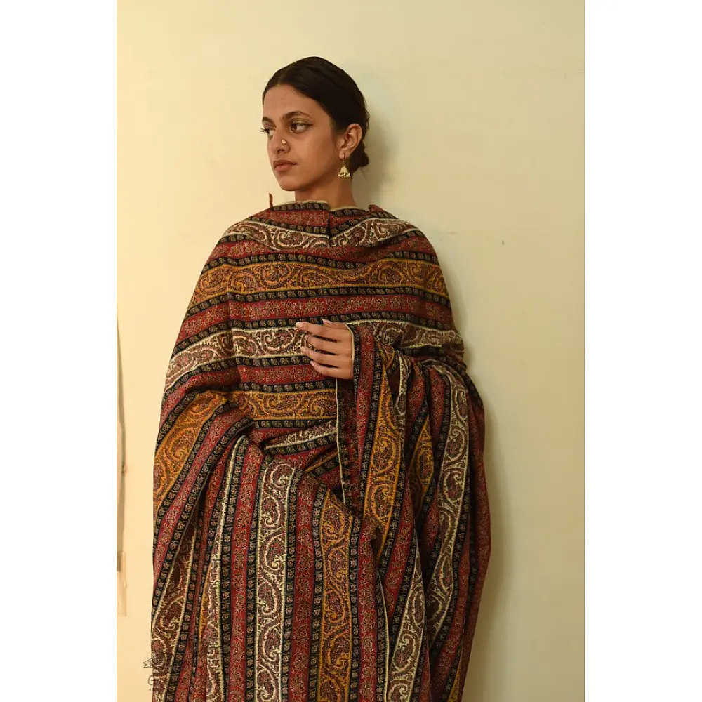 shop Kashmiri Pashmina Long Khatras Antique Jamawar shawl