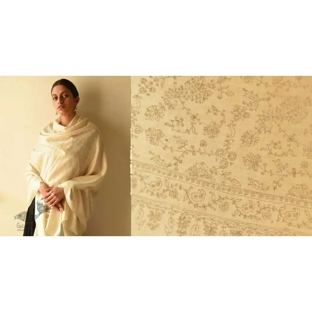 shop Pashmina Shawl Kashmiri Sozni Jamawar Embroidery