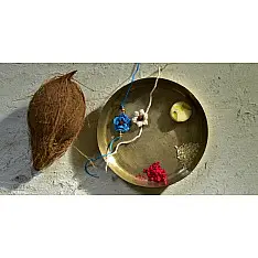 Crocheted Celebrations ❁ Handmade Crochet Flower Rakhi (Set of Two) ❁ E