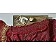 shop online gajji silk bandhni dupatta with zari pallu