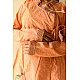 shop Handloom Cotton - Stitched Plain orange Kediyu