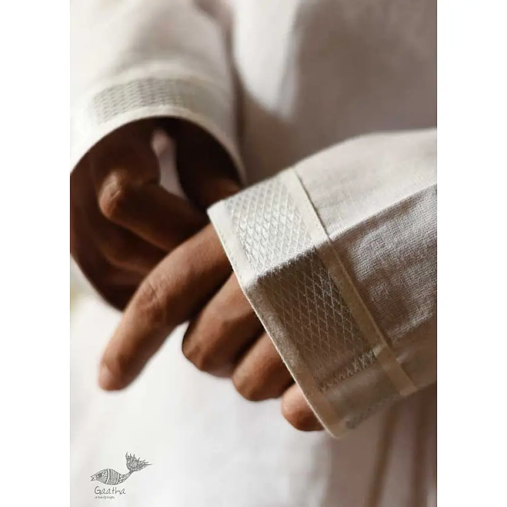 shop White Kediyu - Handloom Cotton