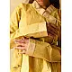shop Unisex Handloom Cotton Kediyu - Light Yellow