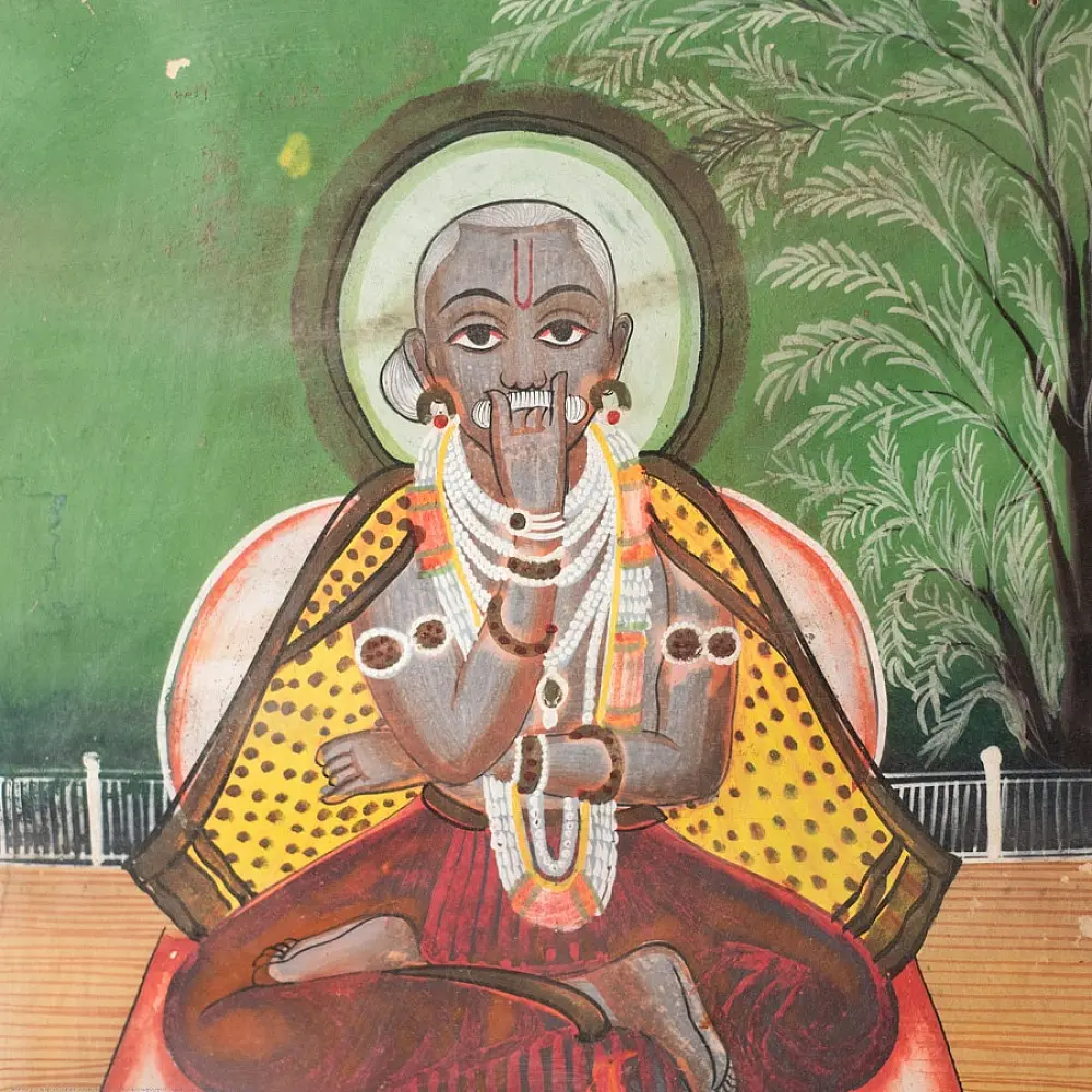 Indian Antique Painting | Yogi 