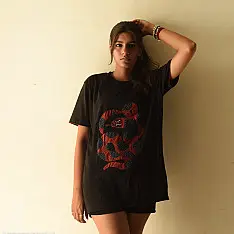 Handmade Applique Tshirt | Nagraj (Two Color Options )