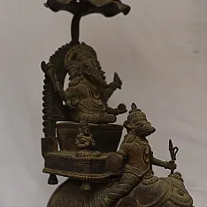 Antiquities from Khajuraho | Ganesha on Gajraj