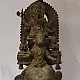 Shop Antique from Khajuraho Brass Ganesh Rath With Mushak & Gajraj