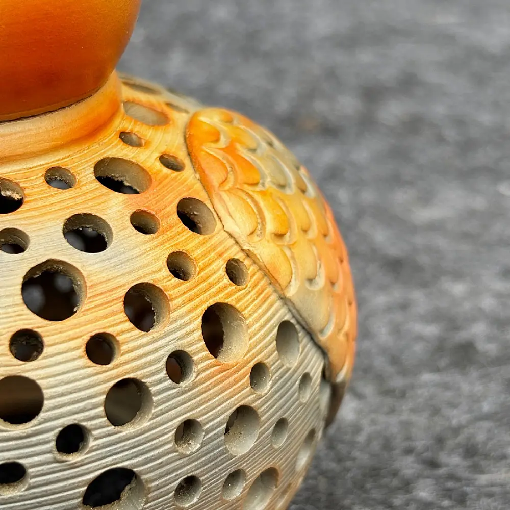 Shop Terracotta Pottery Art - Round Sparrow T Light Holder 