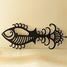 Ahou | Wrought Iron Fish | Handmade wall Art