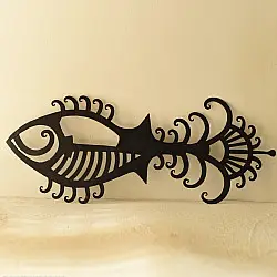 Ahou | Wrought Iron Fish | Handmade wall Art
