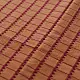 handloom begampuri pure cotton saree in rust brown with red fine grid check pattern, woven temple borders, and tassel fringe