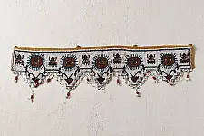Prachin . प्राचीन || Bead Work ~ Antique Wall Hanging Toran - Sun Motif