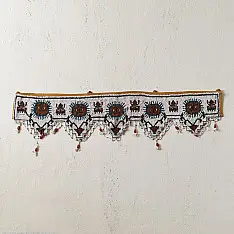 Prachin . प्राचीन || Bead Work ~ Antique Wall Hanging Toran - Sun Motif