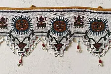 Prachin . प्राचीन || Bead Work ~ Antique Wall Hanging Toran - Sun Motif