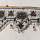 Bead Work ~ Antique Wall Hanging Toran - Sun Motif