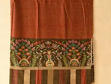 Gul - Kashmiri Handwoven Kani | Pure Pashmina unisex Shawl (Reversible)