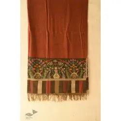 Gul - Kashmiri Handwoven Kani | Pure Pashmina unisex Shawl (Reversible)