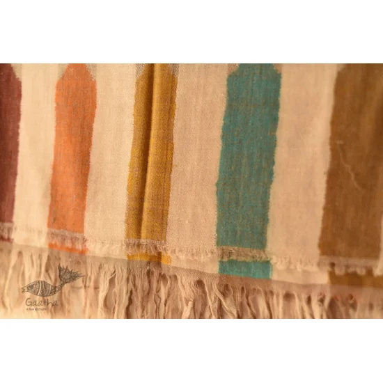 shop Kashmiri handwoven Pure Pashmina Kani Checks Shawl