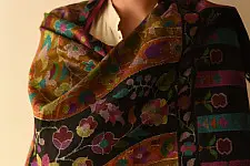Gul - Kashmiri Kani Shawl 100% Pure Pashmina 