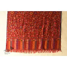 Gul - Kani Pashmina Wool Shawl (Handspun Handwoven)