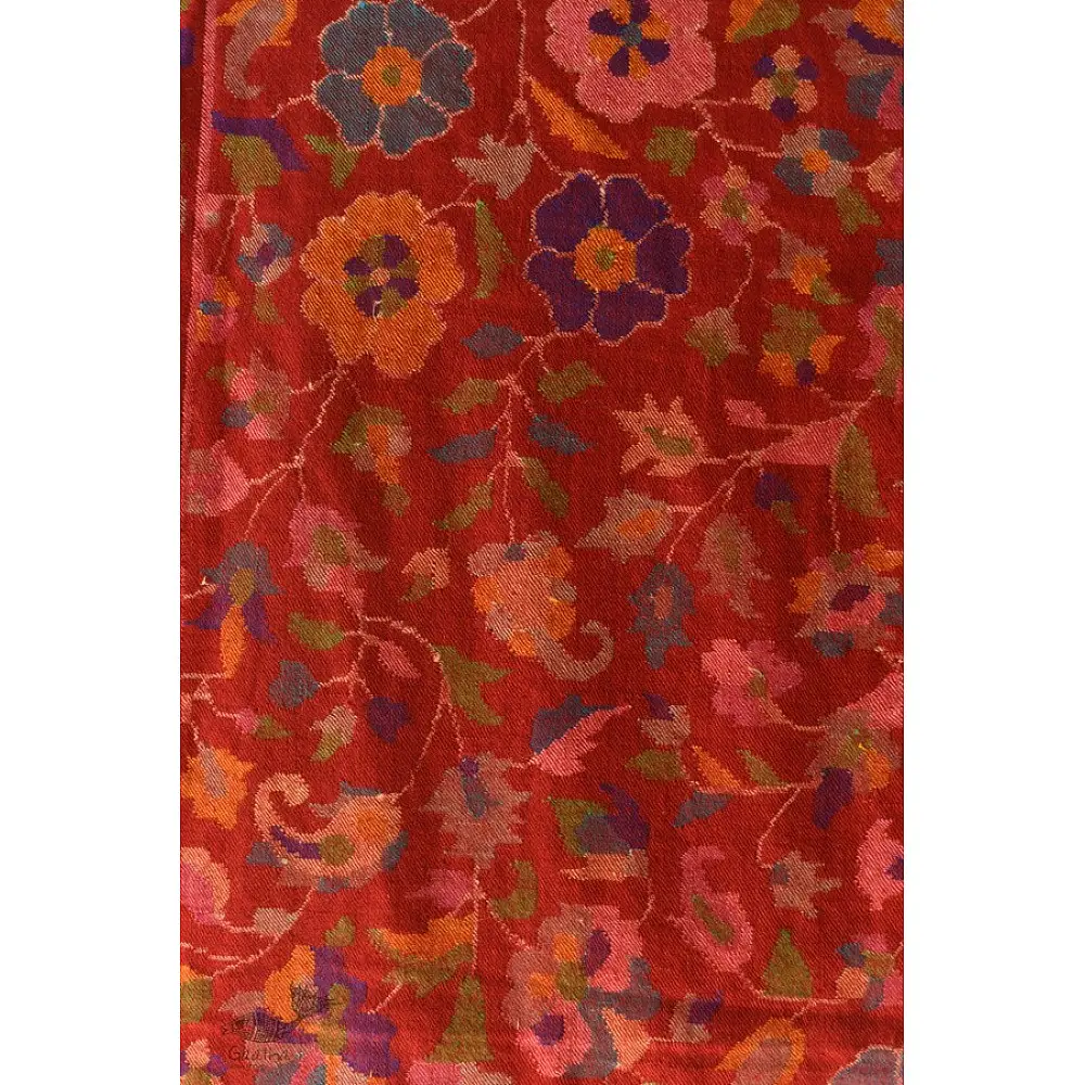 shop Kashmiri Kani Pashmina Wool Shawl
