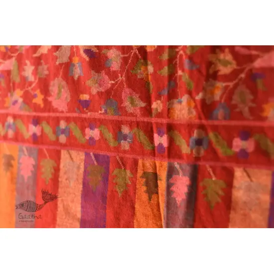 shop Kashmiri Kani Pashmina Wool Shawl