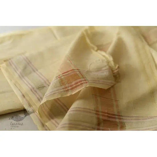 Handloom Cotton + Matka Silk Dhoti & Khes