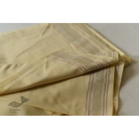 Handloom Cotton + Matka Silk Dhoti & Khes