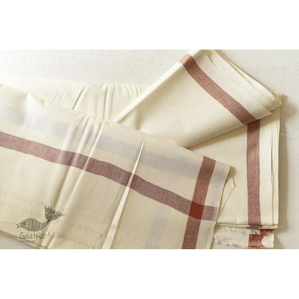 Handspun Pure Cotton Dhoti & Khes
